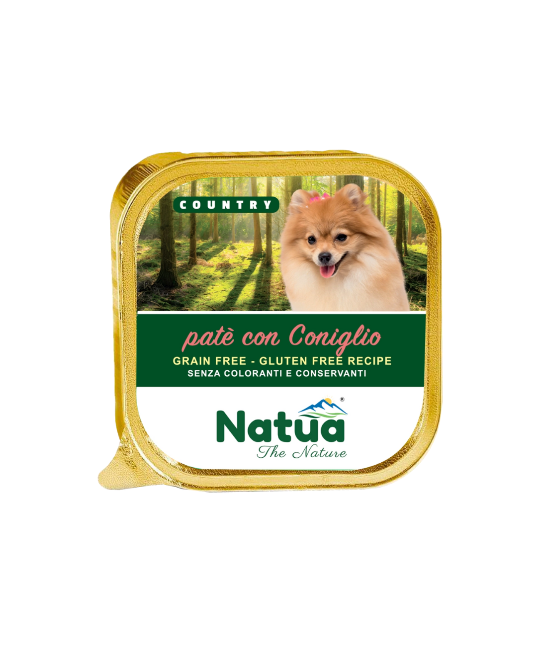 Natua dog country - Patè con Coniglio - 100 gr