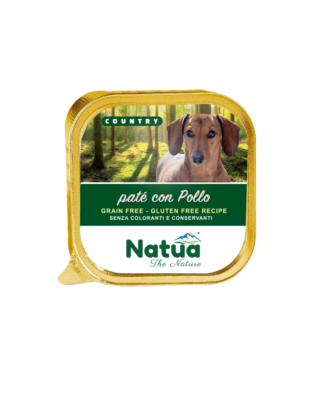 Natua dog country - Patè con Pollo - 100 gr
