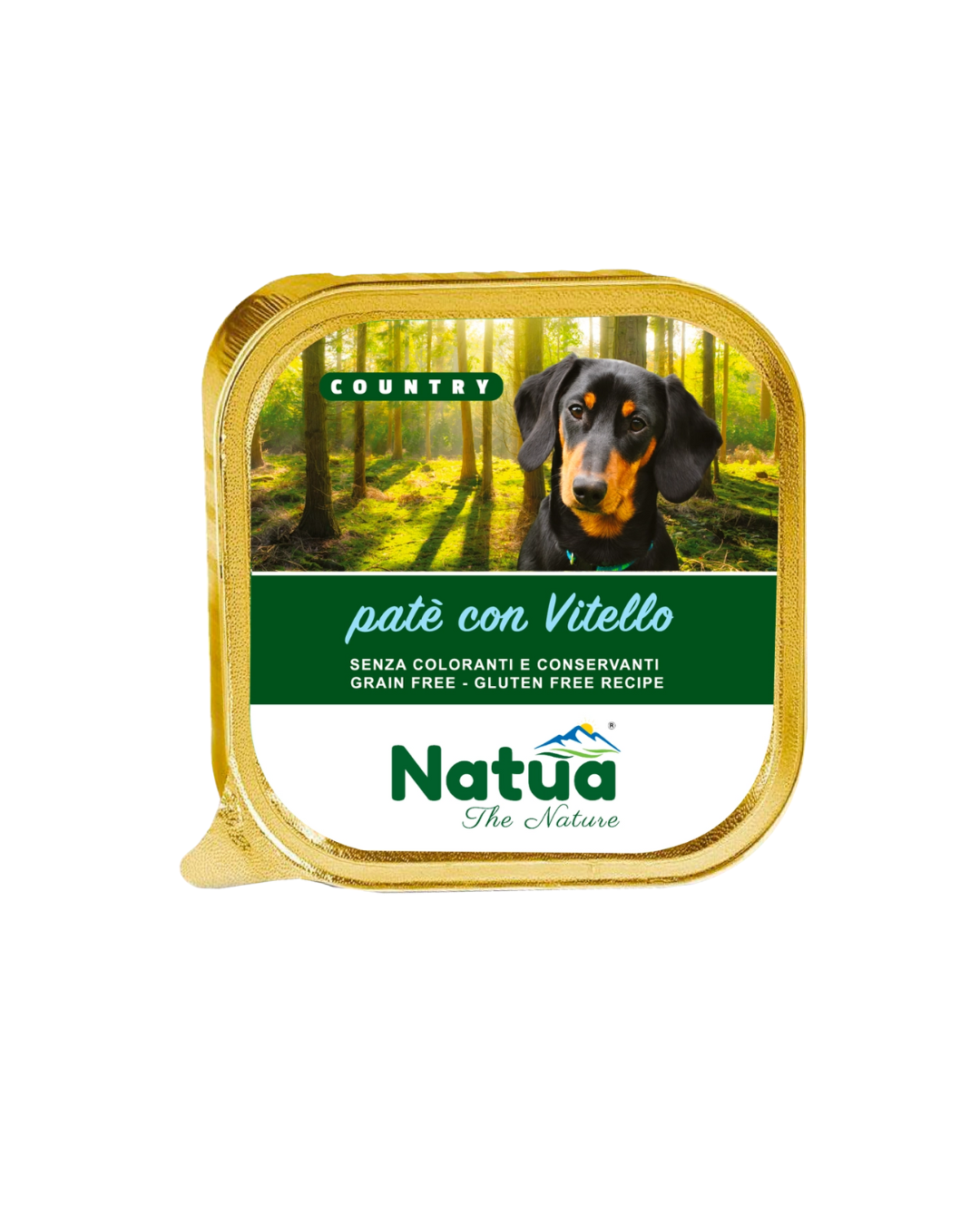 Natua dog country - Patè con Vitello - 100 gr