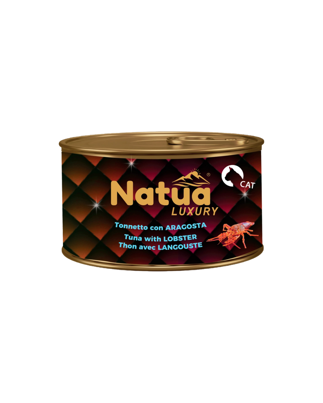 Natua Luxury - Straccetti al Naturale per Gatti - Tonno Con Aragosta - 85 gr
