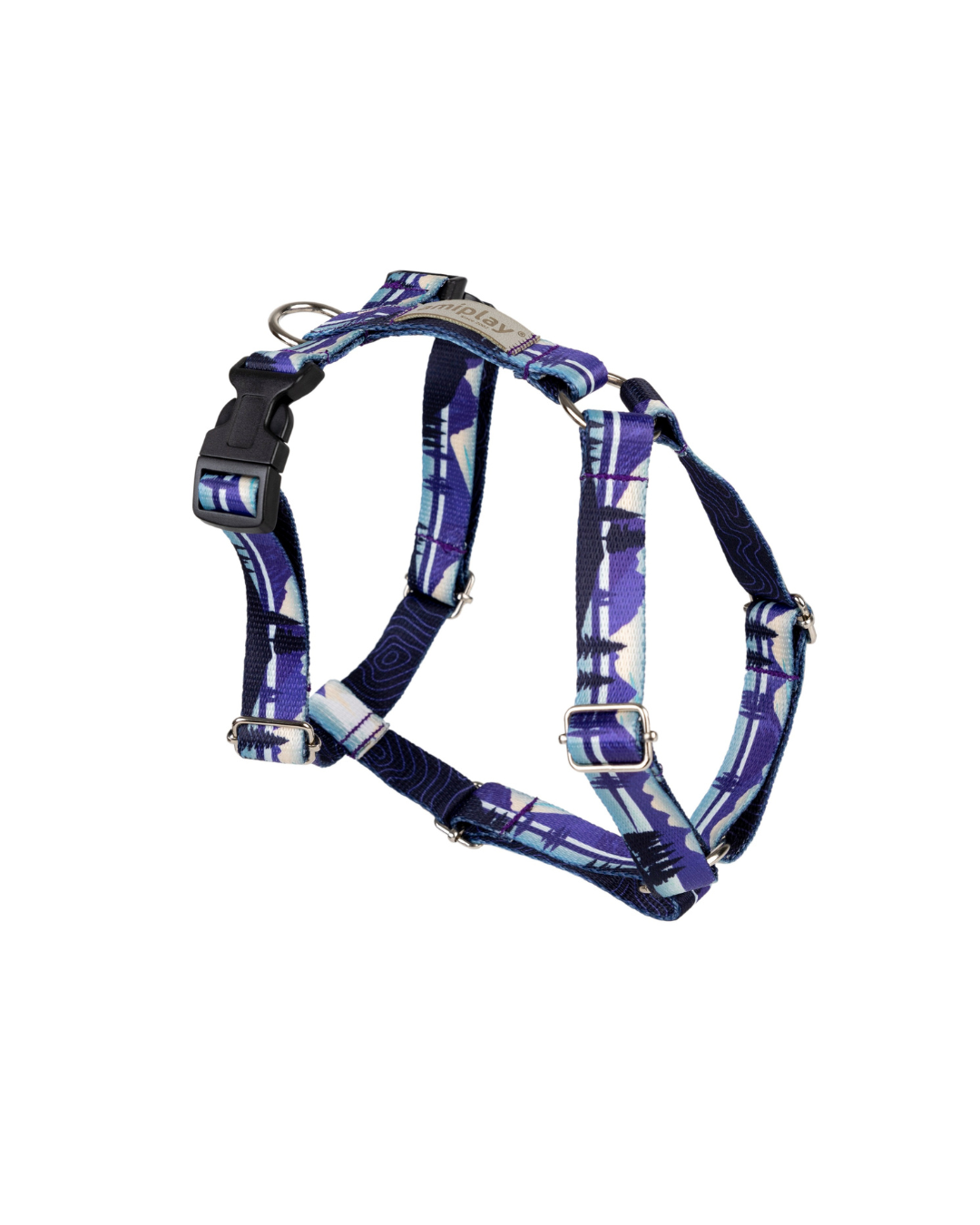 Amiplay - Pettorina ad H Regolabile - Misura S - Colore Trails - Rufee